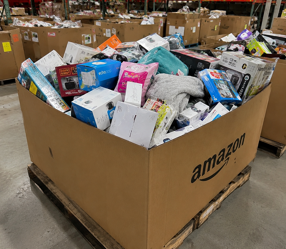 Lot 214: Amazon True Excess Stock Pallet/Box - Mixed Retail Merchandise & Gadgets