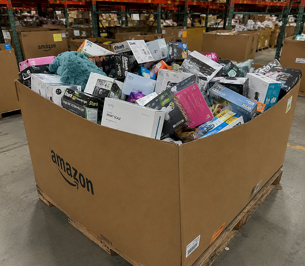 Lot 227: Amazon Mixed Returns Box - Tech, Gadgets, Household & General Merchandise