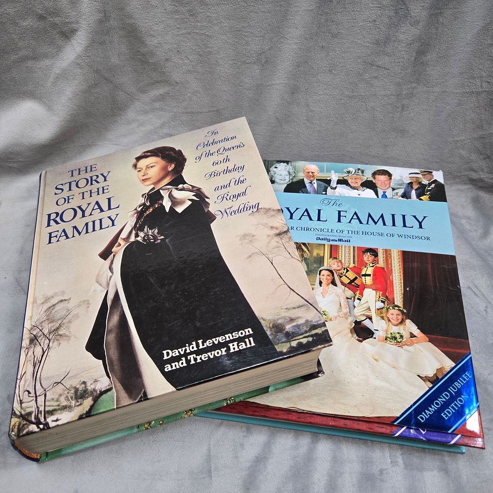 Lot 341: Story of the Royal family- Two large format picture books chronicling the Royal family