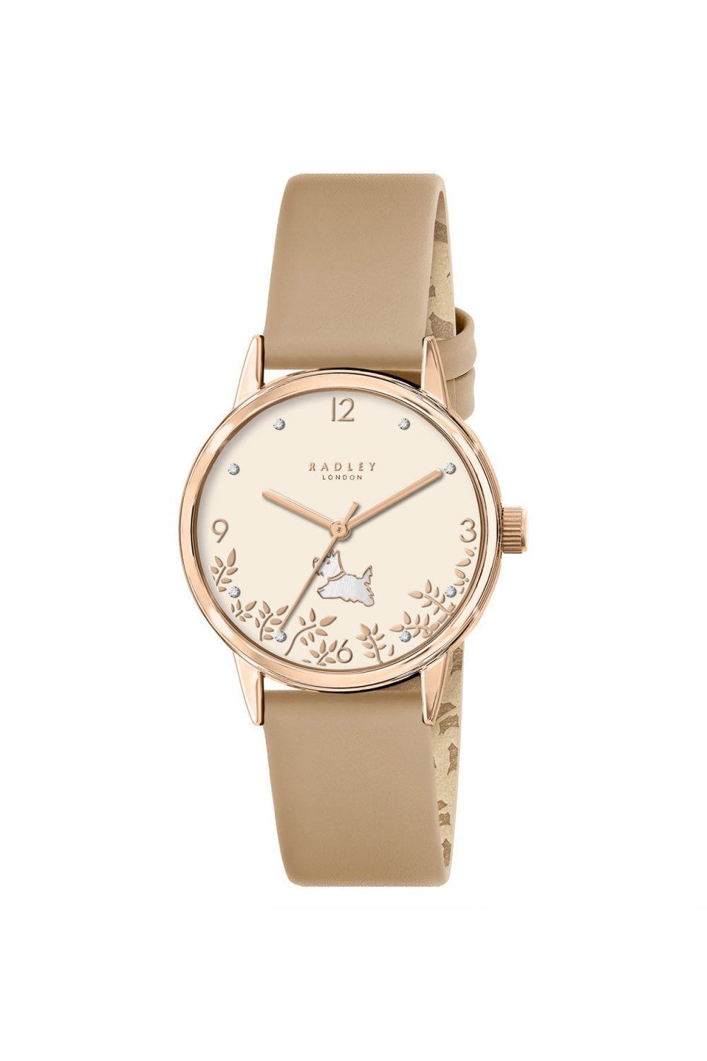 Lot 357: Radley GP 35mm Iconic Steel Leather Strap