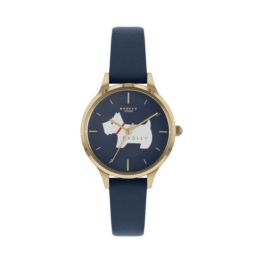Lot 373: Radley GP 31mm Walkies Utility Printed Leather Strap