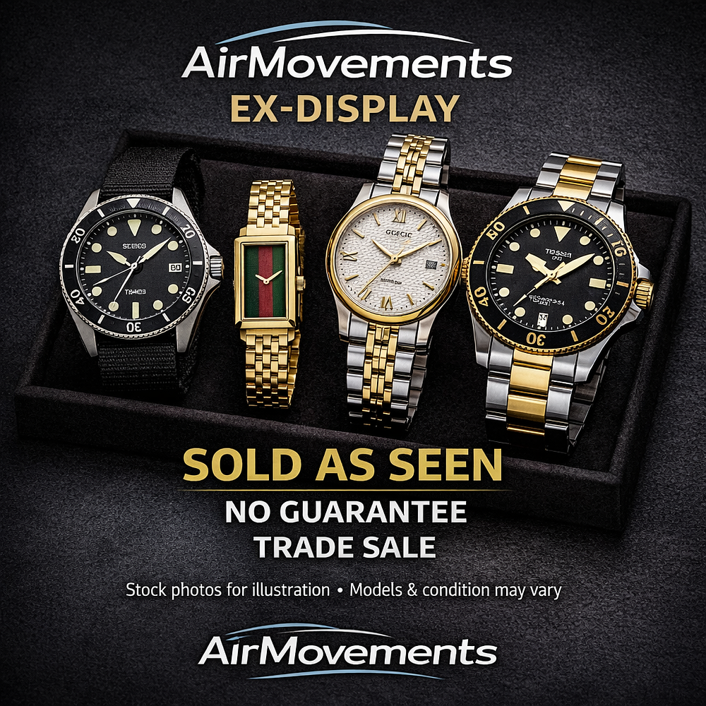 Lot 402: 4 Ex-Display Watches Seiko, Gucci, Tissot B2B Only