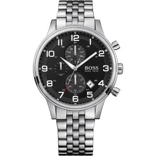 Lot 458: Hugo Boss Chronograph Watch Full Set Boxed With Warranty & Papers