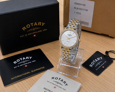 Rotary Ladies Heritage Watch RLB10017/39 - Unused Clearance Stock. Description 
Premium Rotary 