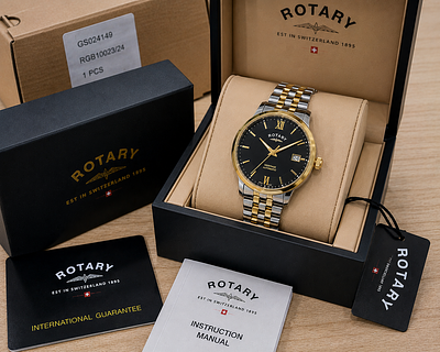 Rotary Heritage Watch RGB10023/24 - Unused Clearance Stock. Description 
Premium Rotary heritage 