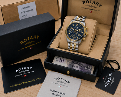Rotary Heritage Watch GB05521/04 - Unused Clearance Stock. Description 
Premium Rotary heritage 