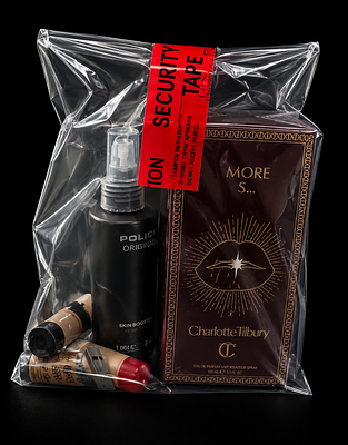 * Air Movements Security-Sealed Premium Beauty Bag – 5 Mixed Branded Items. Air Movements 