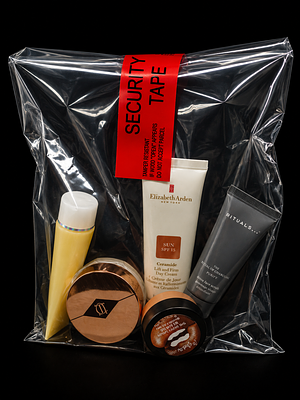 * Air Movements Security-Sealed Premium Beauty Bag – 5 Mixed Branded Items. Air Movements 