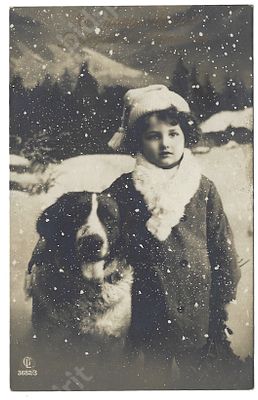 &laquo;С праздником Рождества Христова.&raquo; Открытое письмо. 1900-е гг. Размер -