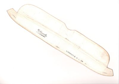 Реклама. Воротничок. И. Акуратов. Санкт-Петербург, 1900-е гг. Размер - 38х8 см.