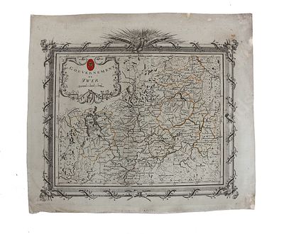 Карта Тверского наместничества. Из атласа Российской империи, из сорока четырёх карт состоящий 