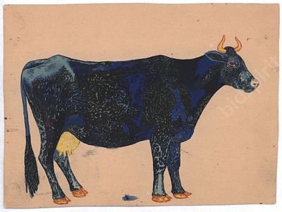 Алиса Порет. Иллюстрация к детской книжке. Бумага, смешанная техника. 1925 г. Размер - 15,5х20,7 см.