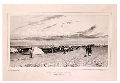 Camp de Cavalerie (Cuirassiers) &agrave; Vosnessensk, 6 September 1837. (Лагерь кавалерии (кирасиров) 