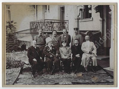 Наказной атаман Терского казачьего войска генерал-лейтенант А.С. Михеев и генерал А.М. 