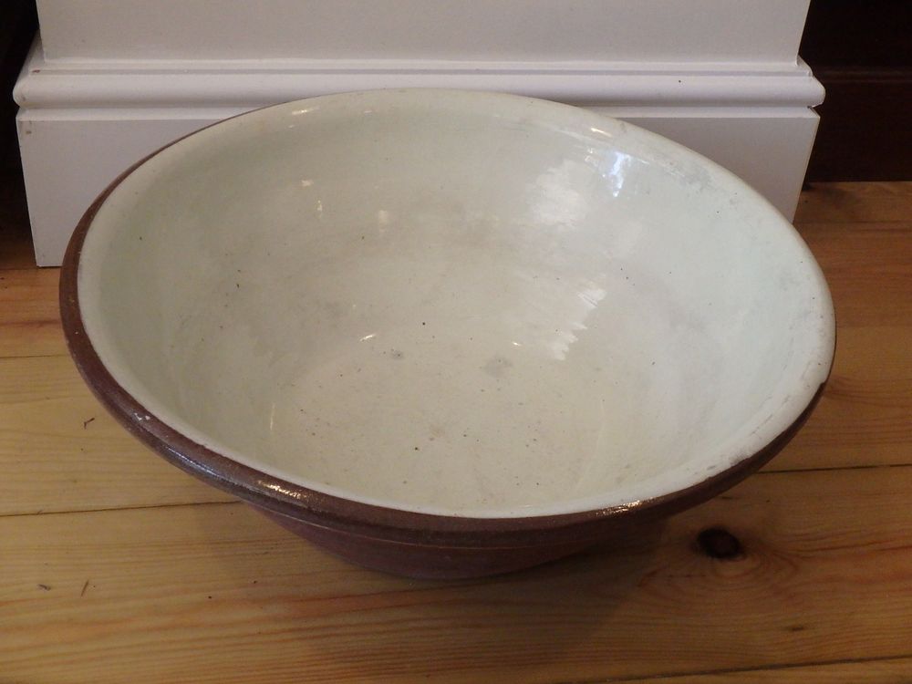 Lot 29: 19th Century Terracotta Glazed Diary Bowl