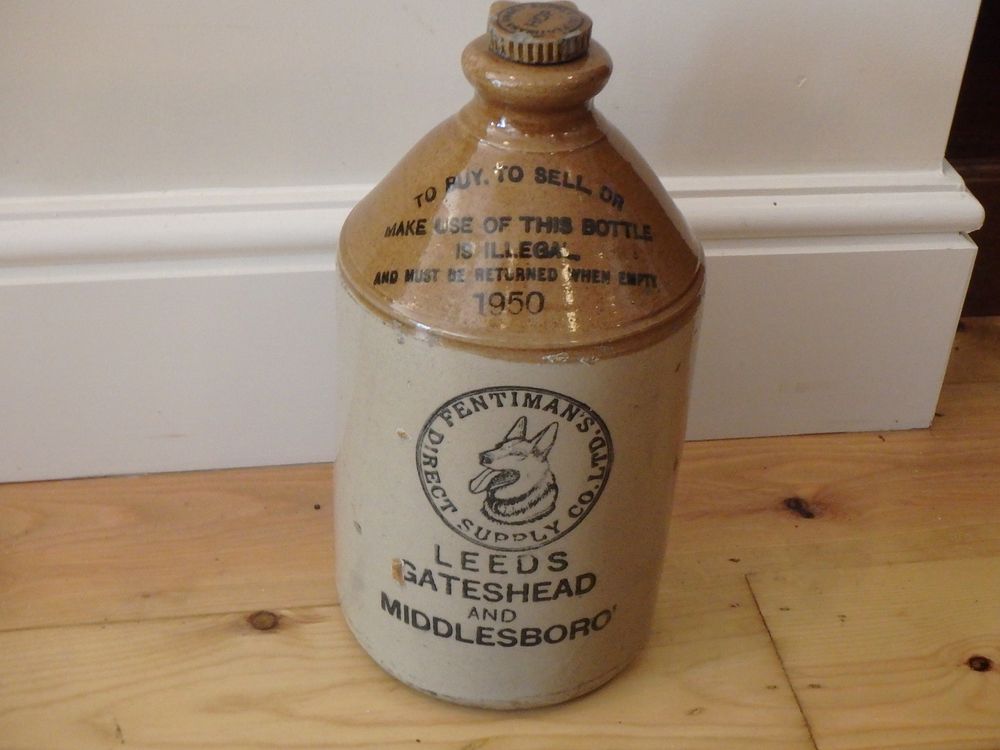 Lot 33: Large Fentiman's “Old Grey Hens” Original Stone Drinks...