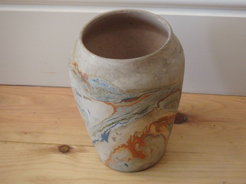 Lot 40: Two Vintage Nemadji American Clay Vase