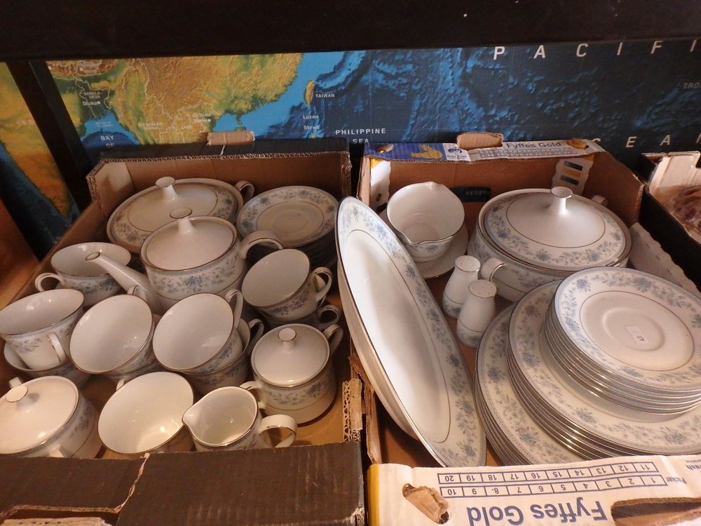 Lot 45: Two Boxes Containing Noritake Dinner Service – Model...