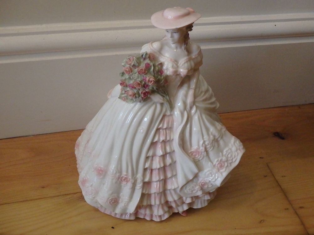 Lot 65: Limited Edition Coalport Figurine “Rose” no. 6898 of...