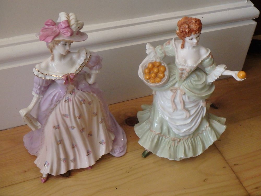Lot 67: Two Limited Editions Coal Port Figurines “Mrs Fitzherbert”...