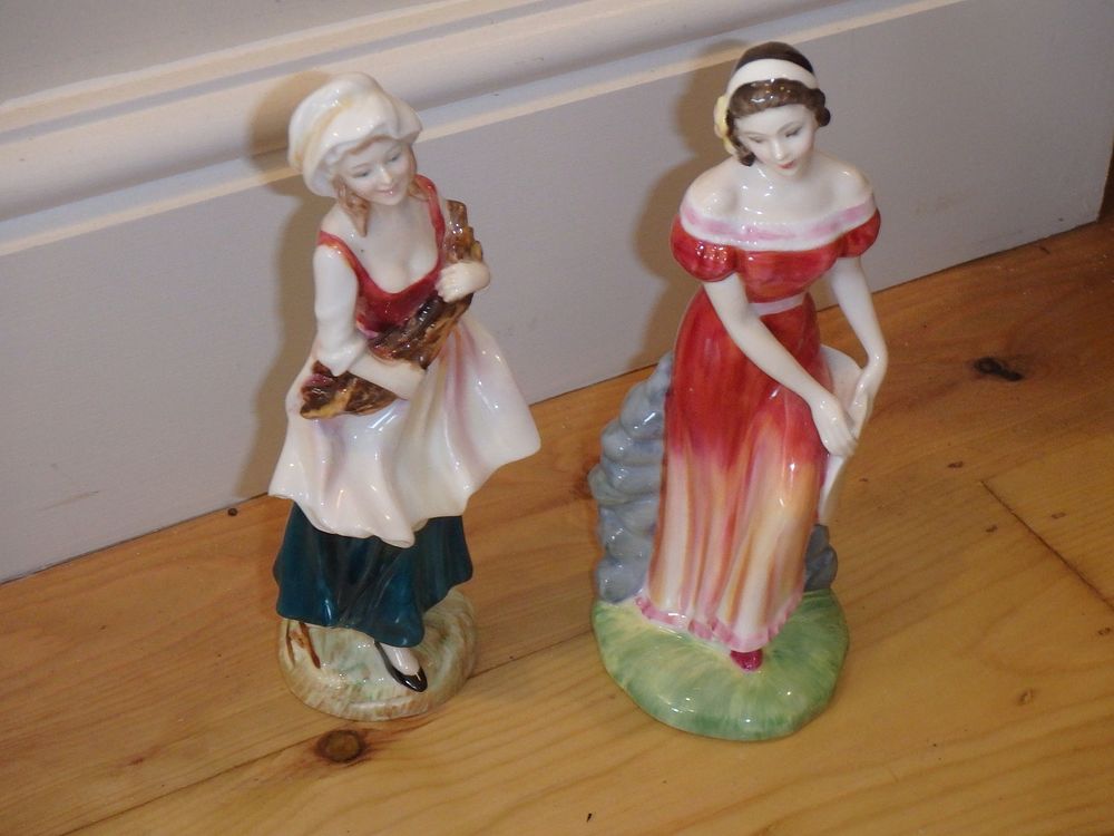 Lot 73: Two Royal Daulton Figurines “Lizzie” & “Gemma”