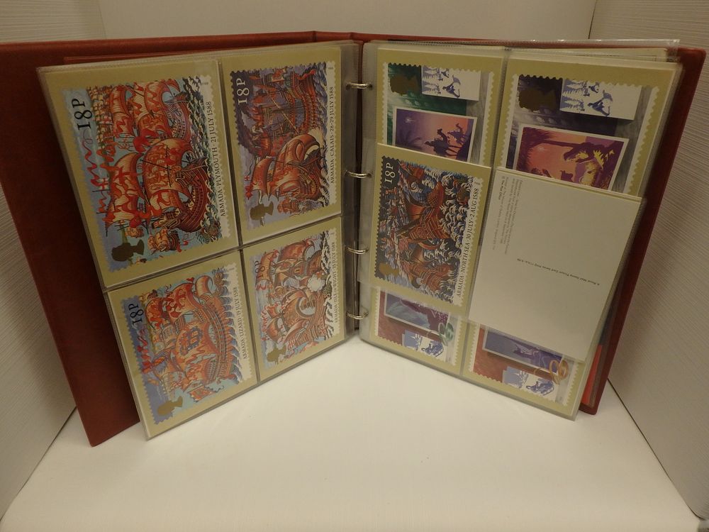 Lot 515: Album of Several PHQ cards + Other Postcards...