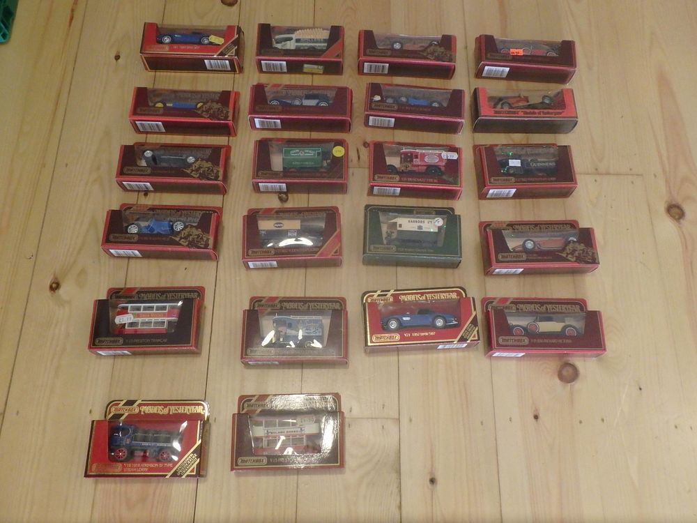 Lot 535: 22 Matchbox models of Yesteryears