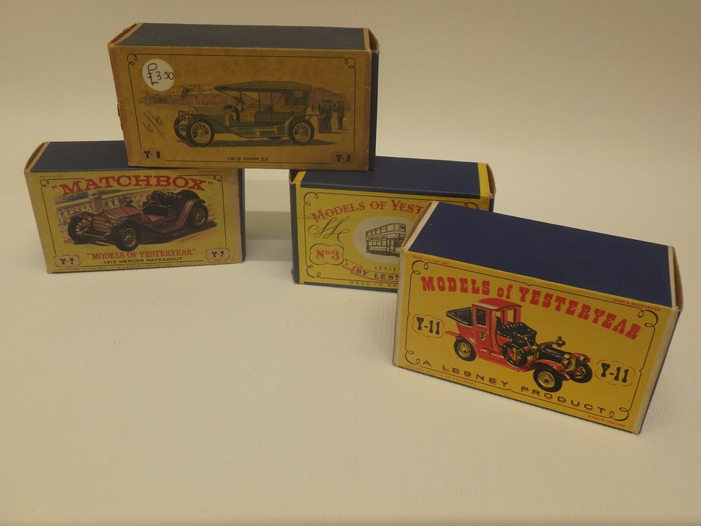 Lot 548: 4 Matchbox models of yesteryears