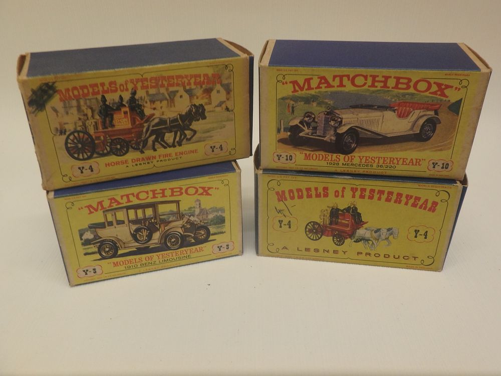 Lot 550: 4 Matchbox models of yesteryears