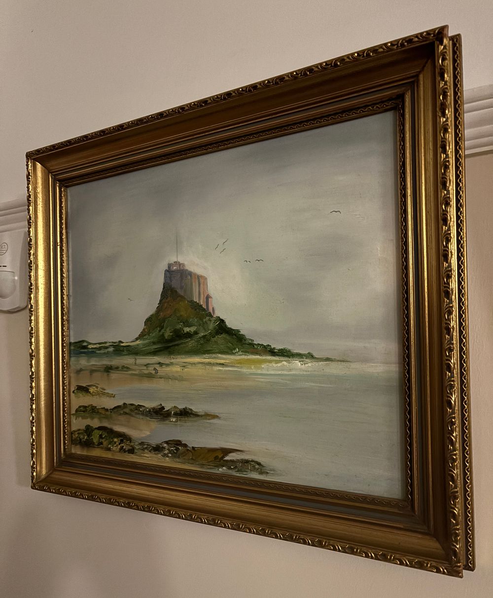 Lot 41: Lindisfarne Castle by Joyce Lothian