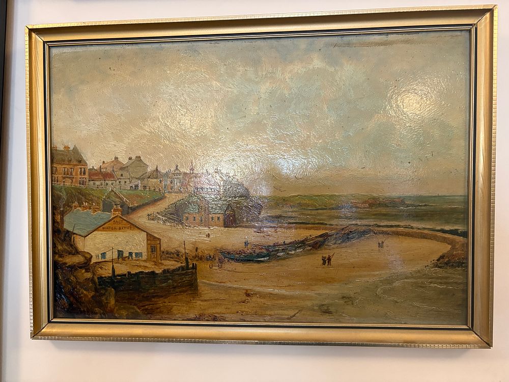 Lot 32: Cullercoates Bay signed B.B.Hemy