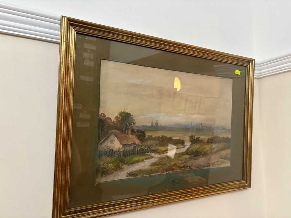 Lot 35: Original work "Keswick, Scotland" by J. Douglas