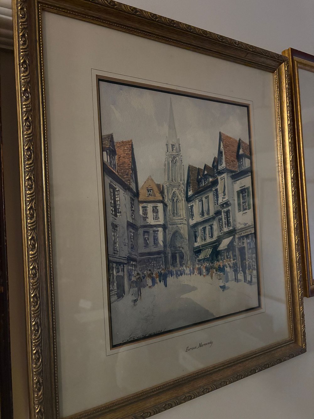Lot 38: "Evreux, Normandy" by Victor Noble Rainbird