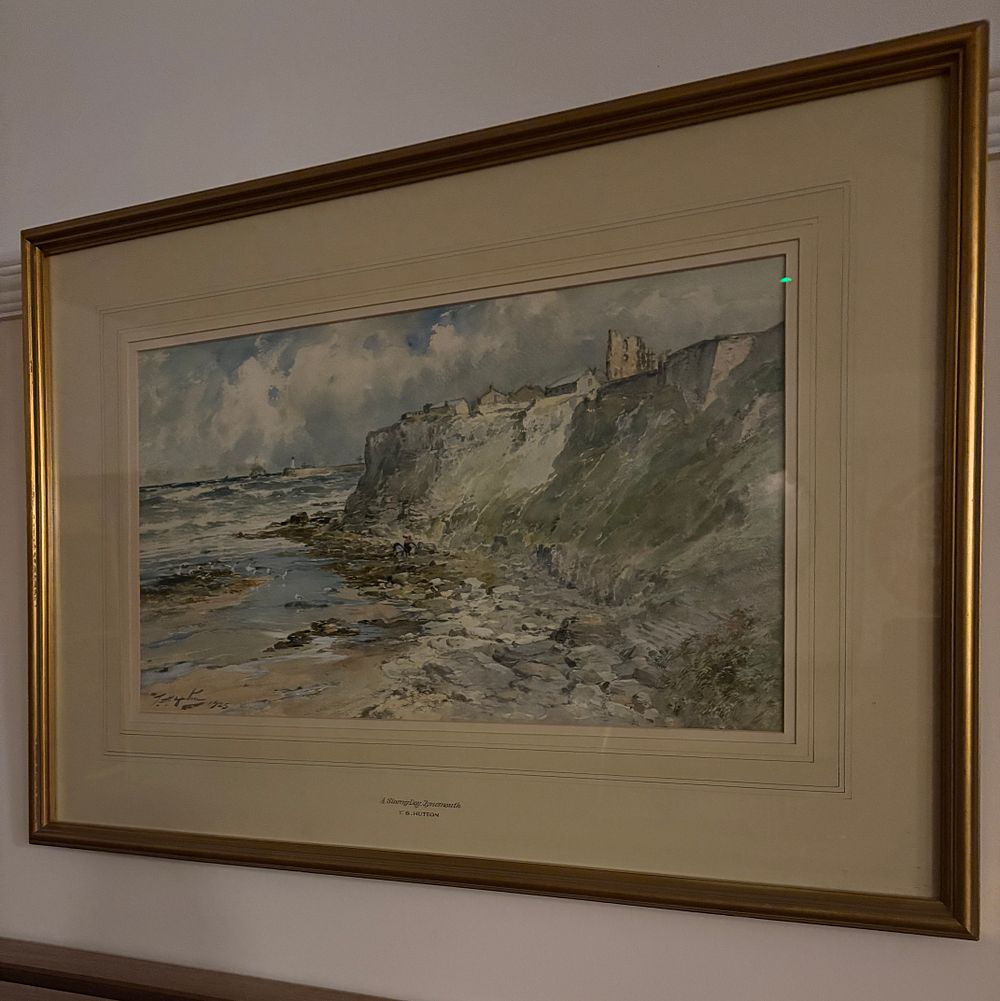 Lot 42: "A Stormy Day" by T.S.Hutton