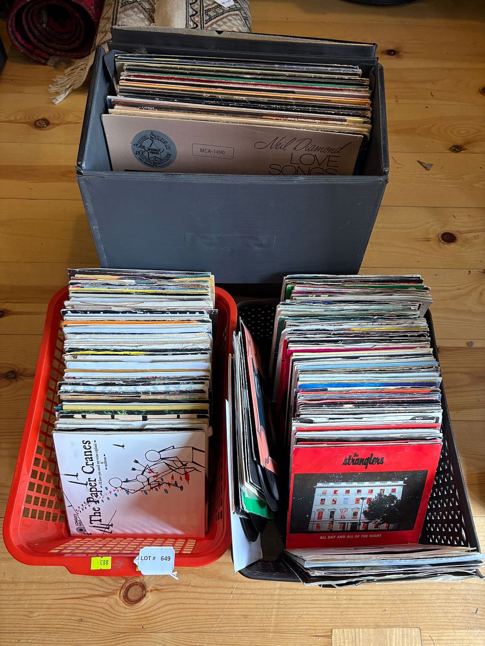 Lot 649: mixed collection of Lp records and singles