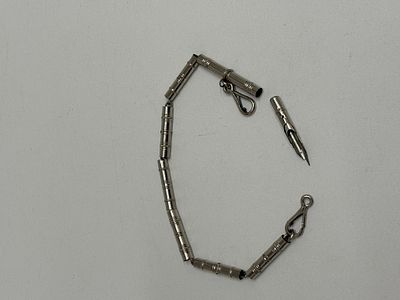 Antique Combination Pocket Watch Albert Chain Mechanical Pencil. An antique combination pocket 