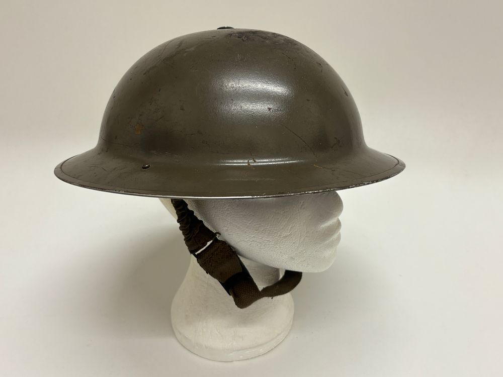 Lot 525: WWII British MkII Brodie Helmet, Dated 1939