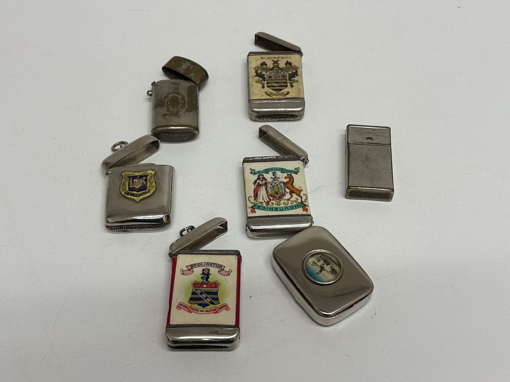 Lot 609: A Collection of Early 20th Century Souvenir Vesta Cases
