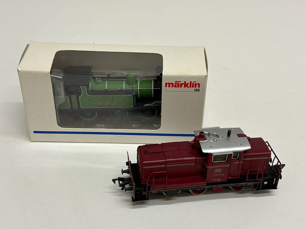 Lot 631: Two HO Scale Model Locomotives, comprising a Mainline Railways LNER 0-6-0 Class J72 Tank Locomotive and a Märklin DB V 60 Diesel Shunter