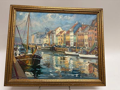 Oil on Canvas painting by Thorald Nygaard