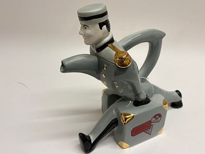 Swineside Teapottery Bell Hop Bellboy Novelty Teapot. A novelty teapot produced by Swineside 