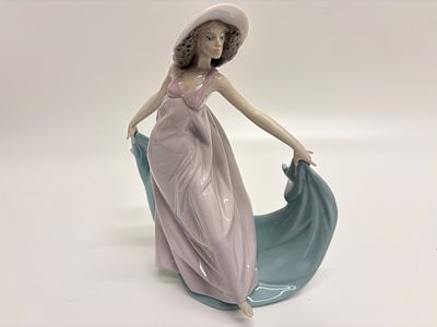 Lladro Spring Dance Porcelain Figurine, Model 5663, c. 1989. A fine Lladro porcelain figurine 