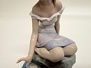 Lladro, Reflections of Helena / Magical Moment (Model #7706). A Lladro glazed porcelain figurine Image - 2