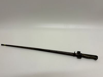 French WWI M1886 Lebel Rifle Cruciform Blade Bayonet with Scabbard. A French Model 1886 Lebel 