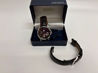 Seiko Premier Kinetic Perpetual Men's Watch 7D48-0A40. A Seiko Premier Kinetic Perpetual 