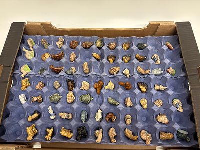 A Collection of Wade Red Rose Tea Porcelain Animal Figurines. A collection of Wade Red Rose Tea 