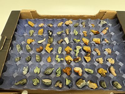 A Collection of Wade Whimsies Glazed Ceramic Miniature Figurines. A collection of Wade Whimsies 