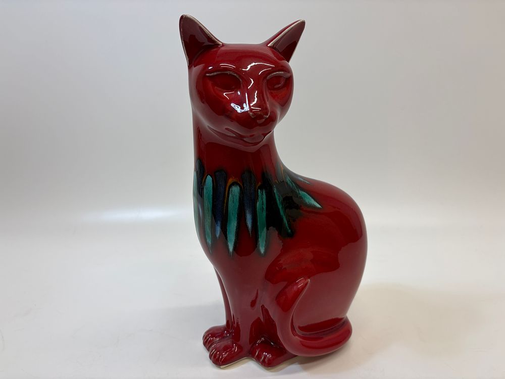Lot 670: A Poole Pottery Delphis Stylised Ceramic Cat