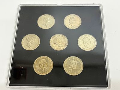 A Collection of UK Commemorative Nickel-Brass Two Pound Coins 1986-1996. A collection of United 
