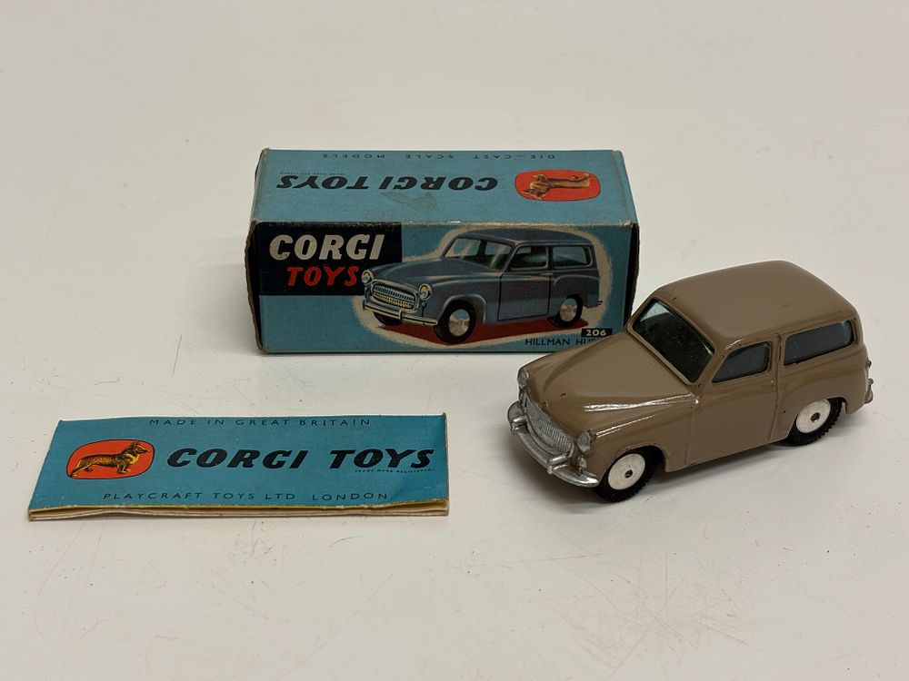 Lot 195: Corgi Toys No. 206 Hillman Husky with Original Box and Leaflet